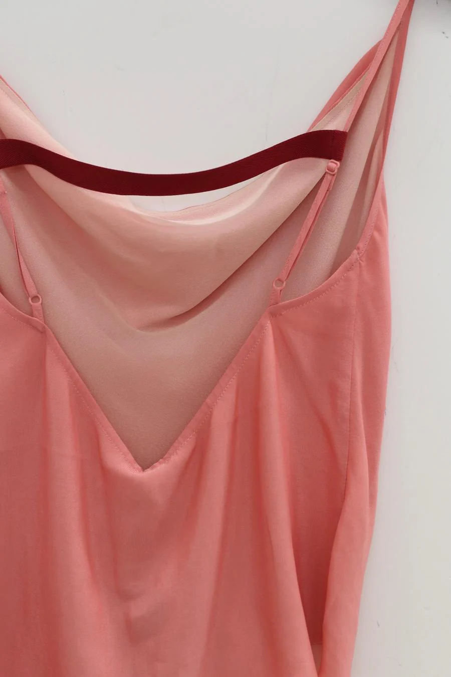 OUDE WAAG Double Layer Swing Neck Camisole OW-23SS-TP07 Light Pink - Image 10