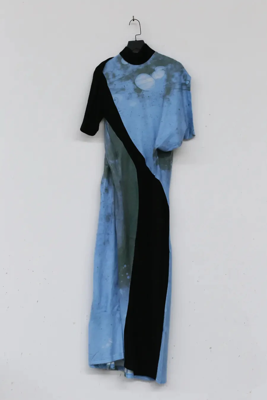 OUDE WAAG draped asymmetric printed dress OW-21AW-DS02BU069 POW6 - Image 6