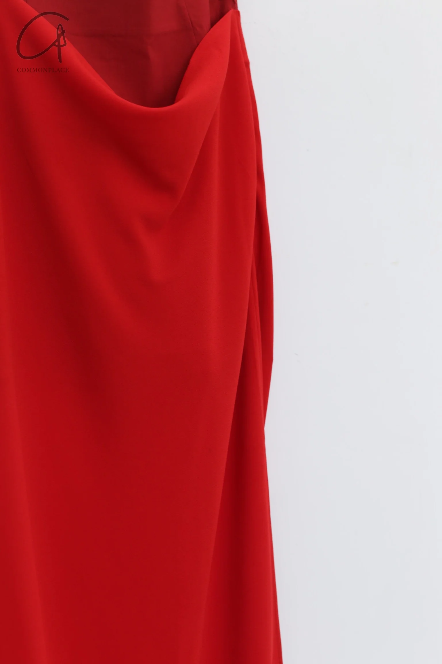 OUDE WAAG Draped Double Layer Slim Skirt OW-22SS-SK02 - Image 10