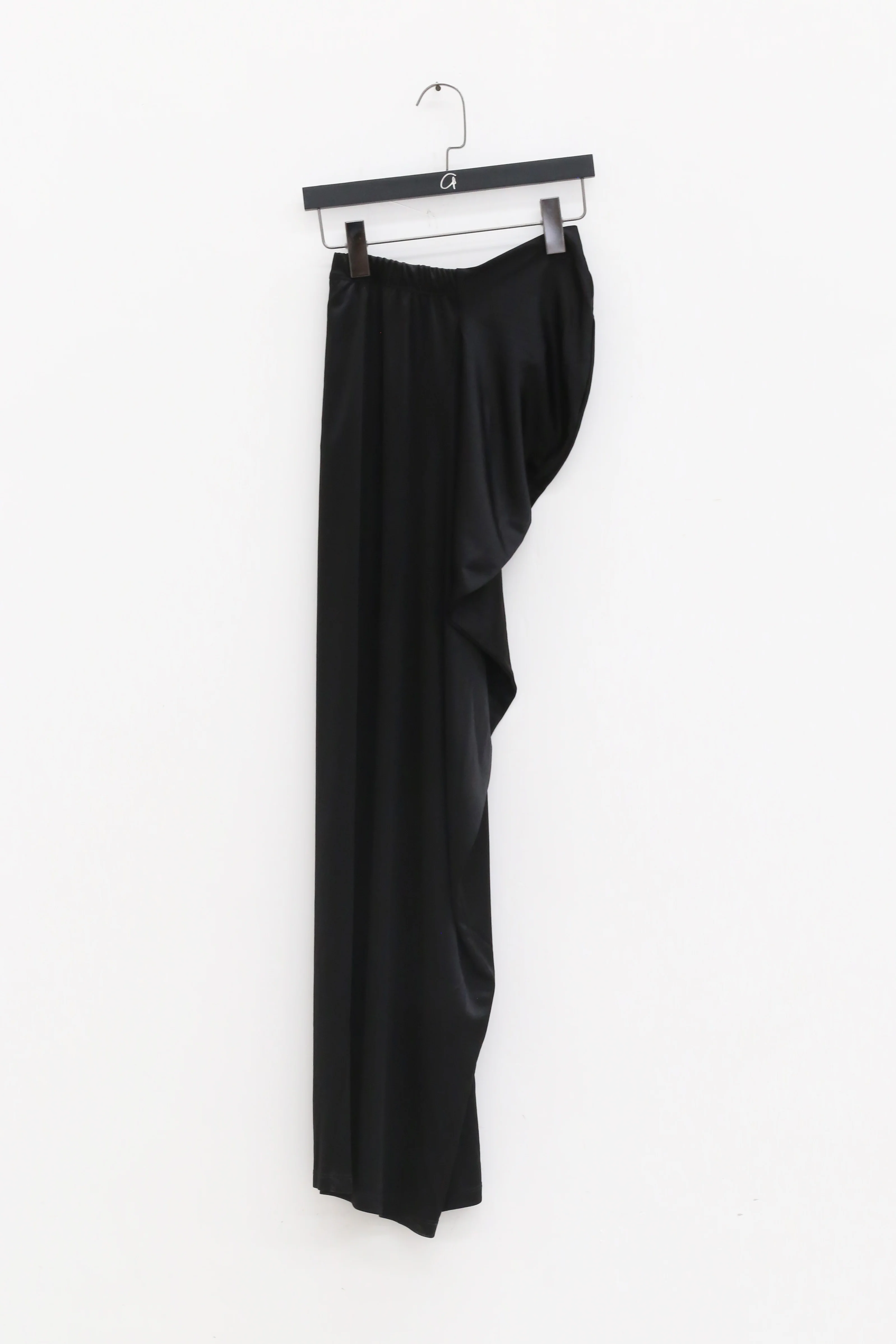 OUDE WAAG Draped Knit Acetate Skirt OW-21AW-SK07BL900 - Image 6