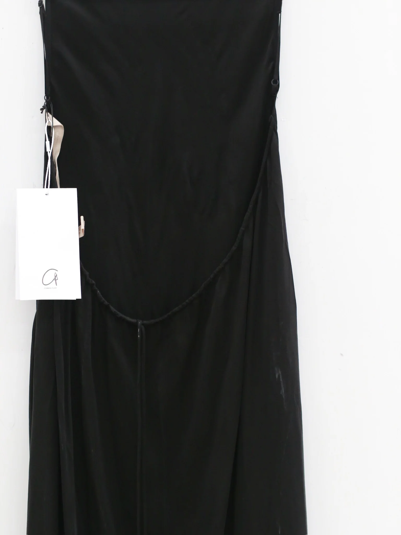 OUDE WAAG Fall/Winter 2025 Strappy Tie Dress OW-OW-25AW-DS07-HEI Black - Image 9