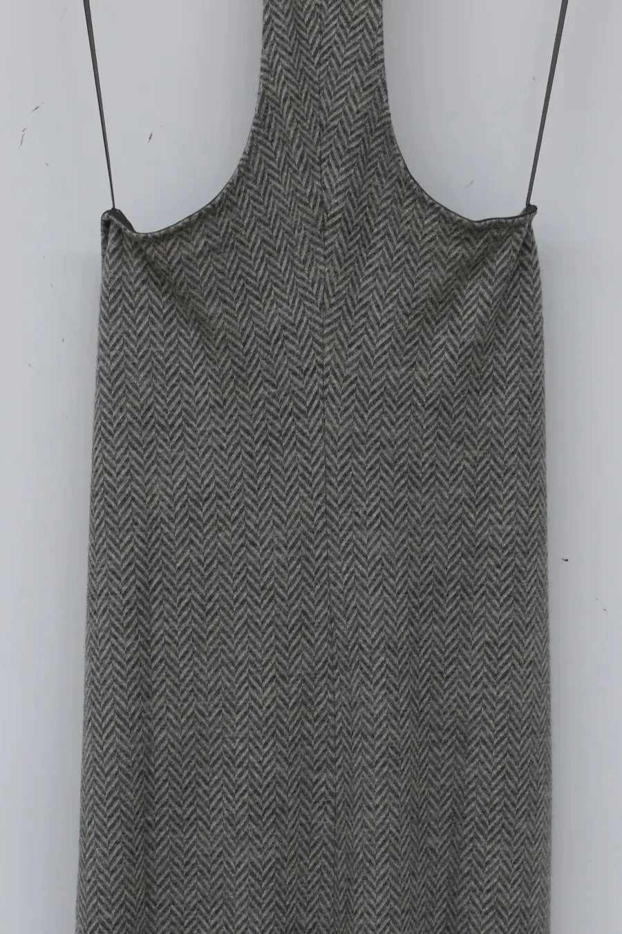 OUDE WAAG herringbone wool skirt around the neck OW-21AW-SK03GY840 light gray POW9 - Image 15