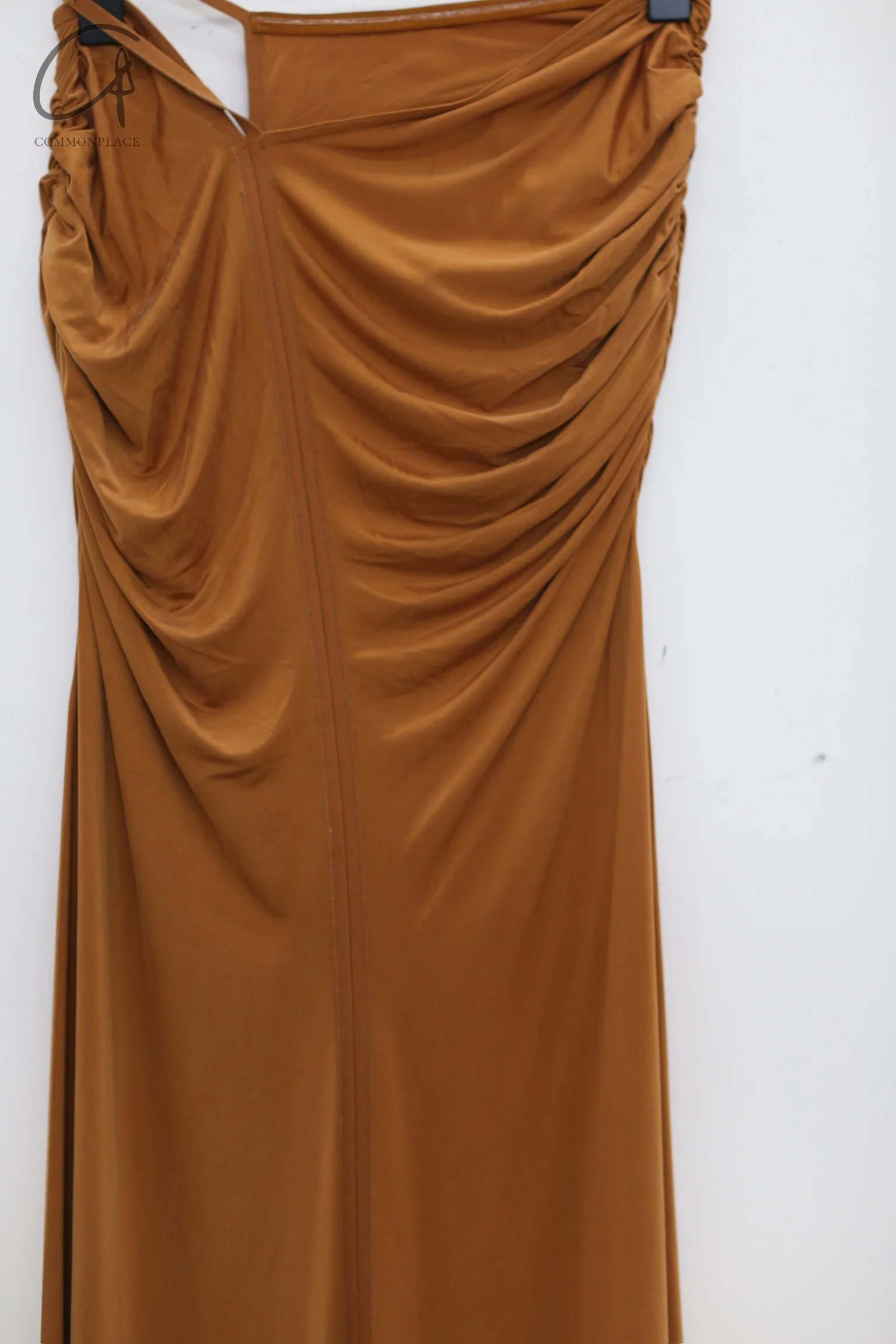 OUDE WAAG knitted cupro pleated skirt  ginger OW-OW-24SS-SK01-JH - Image 5