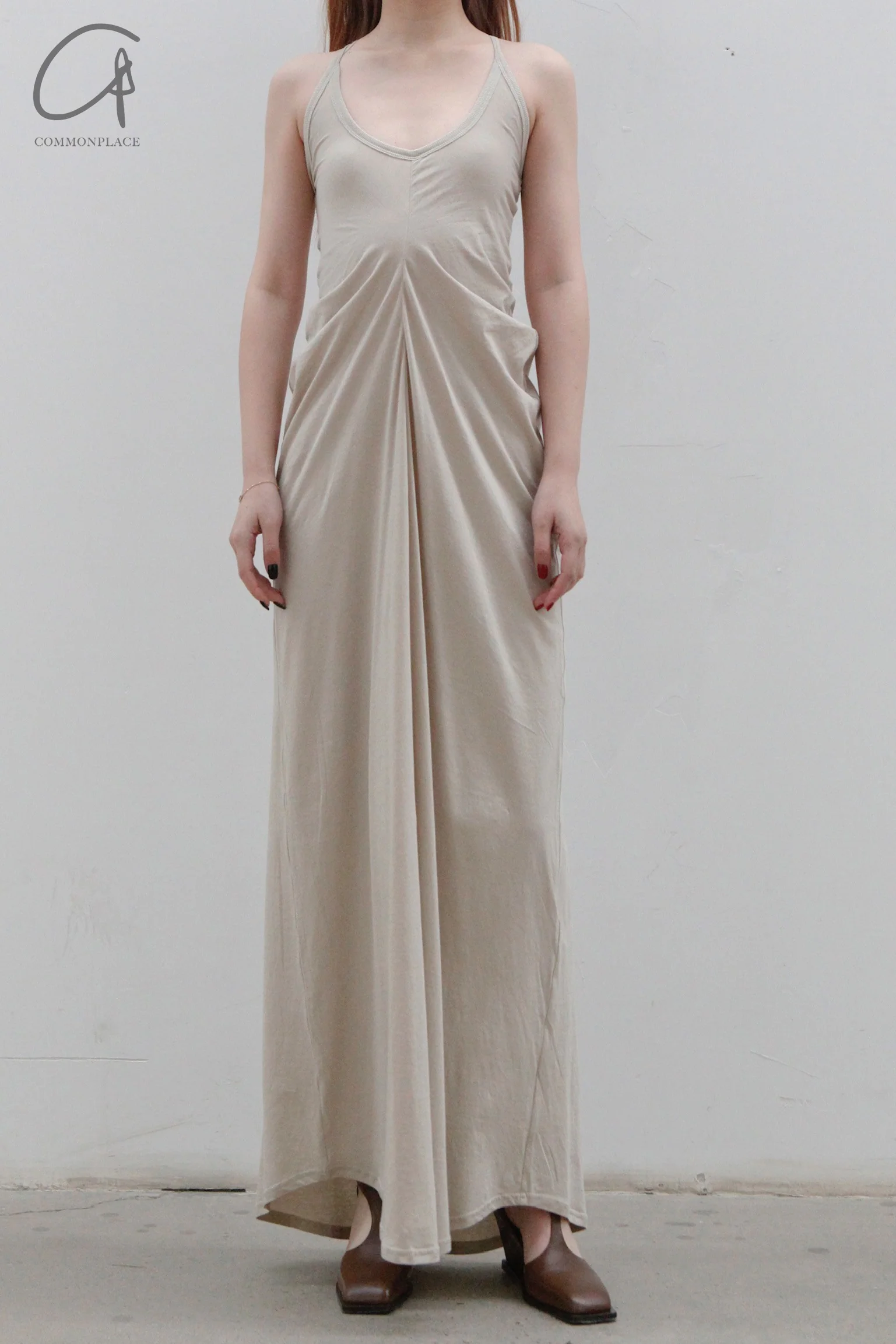 OUDE WAAG knitted slim dresses OW-23SS-DS06 meters gray