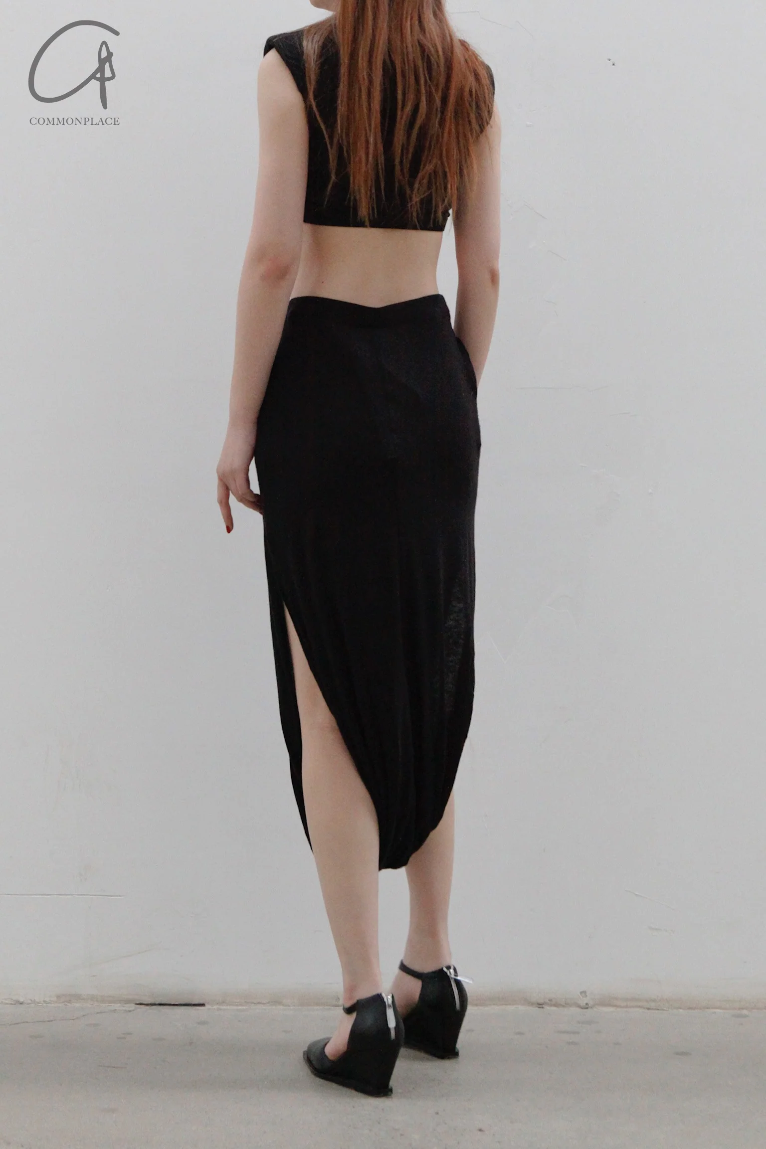 OUDE WAAG knitted wool skirt OW-21SS-SK05BL99 POWSK05 - Image 11