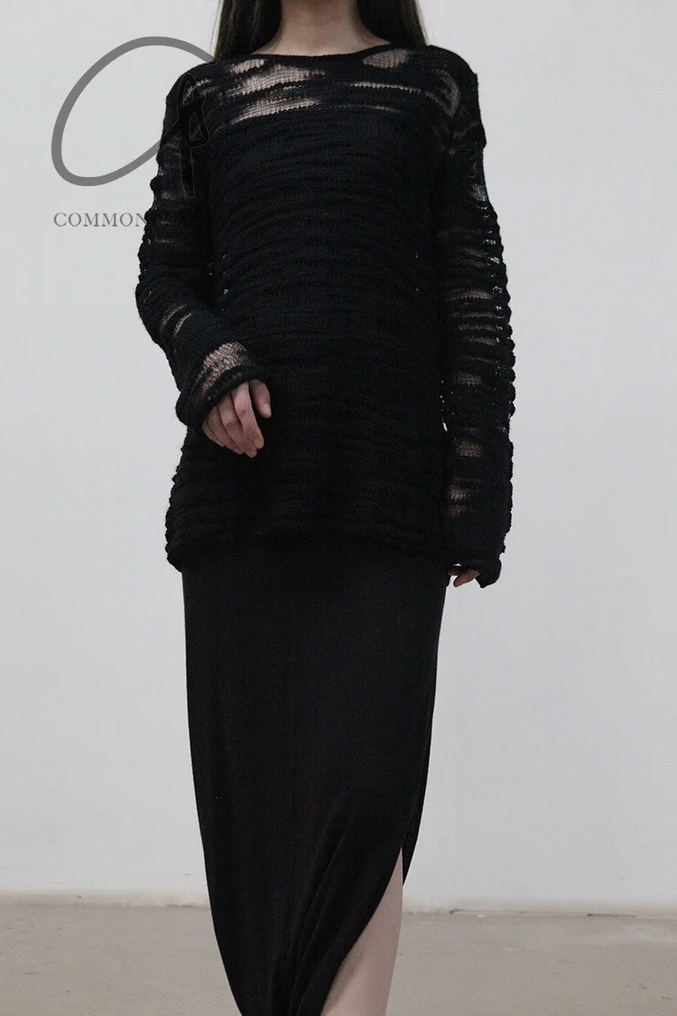 OUDE WAAG knitted wool skirt OW-21SS-SK05BL99 POWSK05 - Image 15