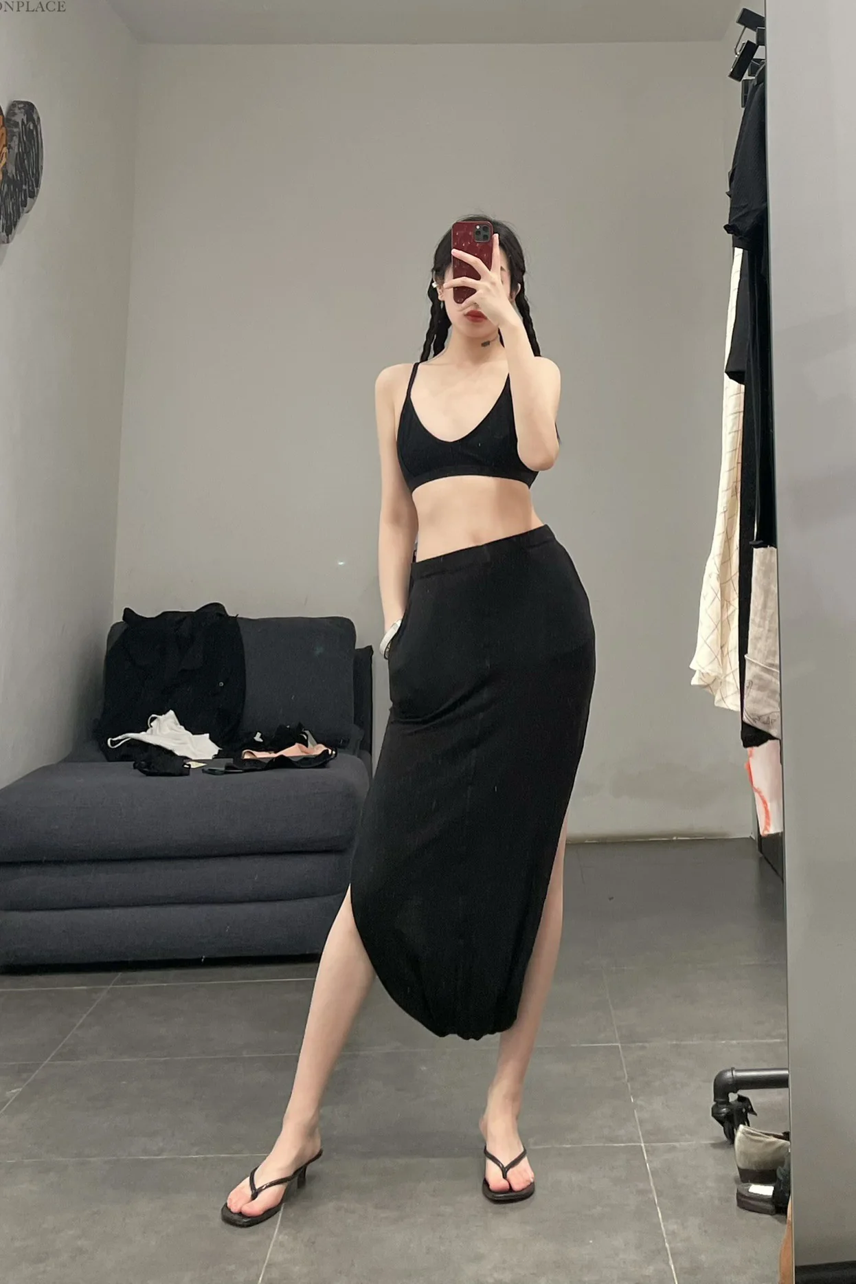 OUDE WAAG knitted wool skirt OW-21SS-SK05BL99 POWSK05 - Image 26