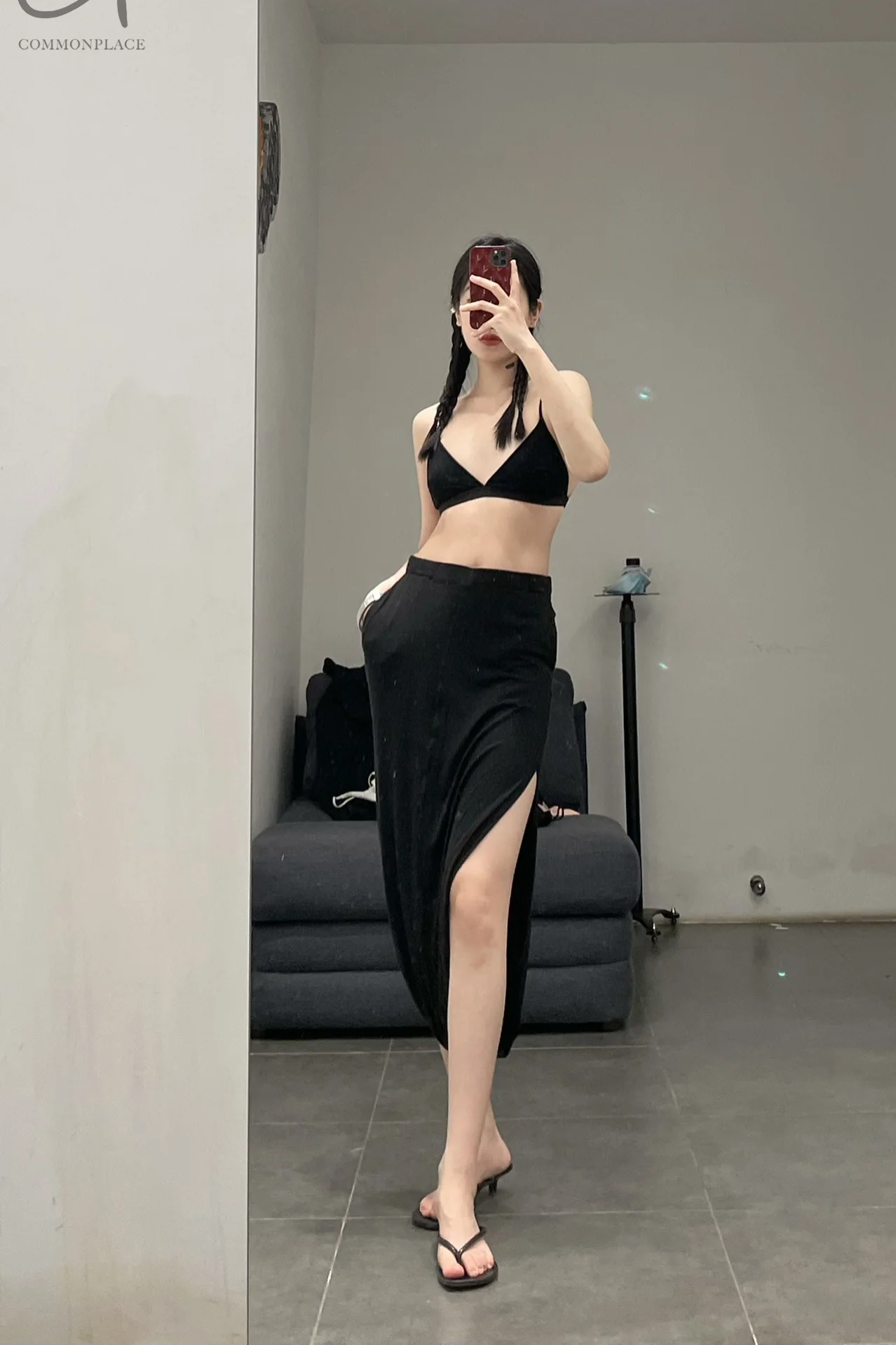OUDE WAAG knitted wool skirt OW-21SS-SK05BL99 POWSK05 - Image 27