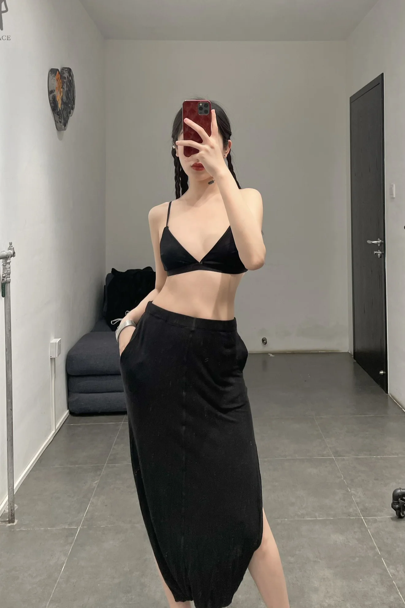 OUDE WAAG knitted wool skirt OW-21SS-SK05BL99 POWSK05 - Image 29