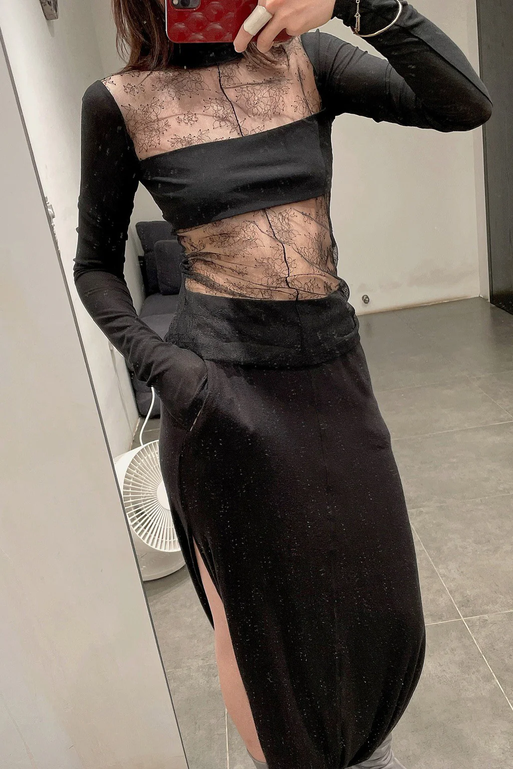 OUDE WAAG knitted wool skirt OW-21SS-SK05BL99 POWSK05 - Image 31