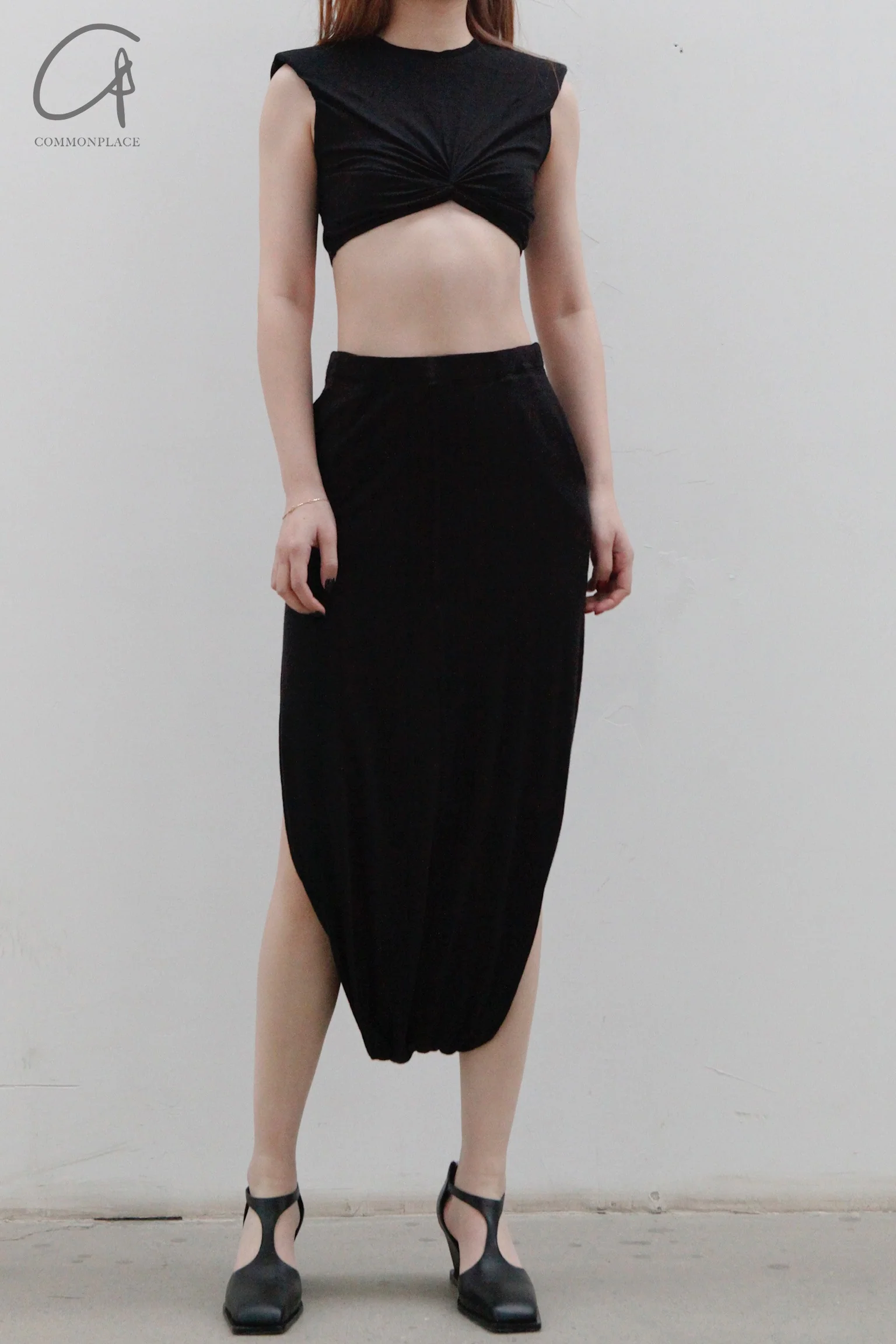 OUDE WAAG knitted wool skirt OW-21SS-SK05BL99 POWSK05 - Image 6