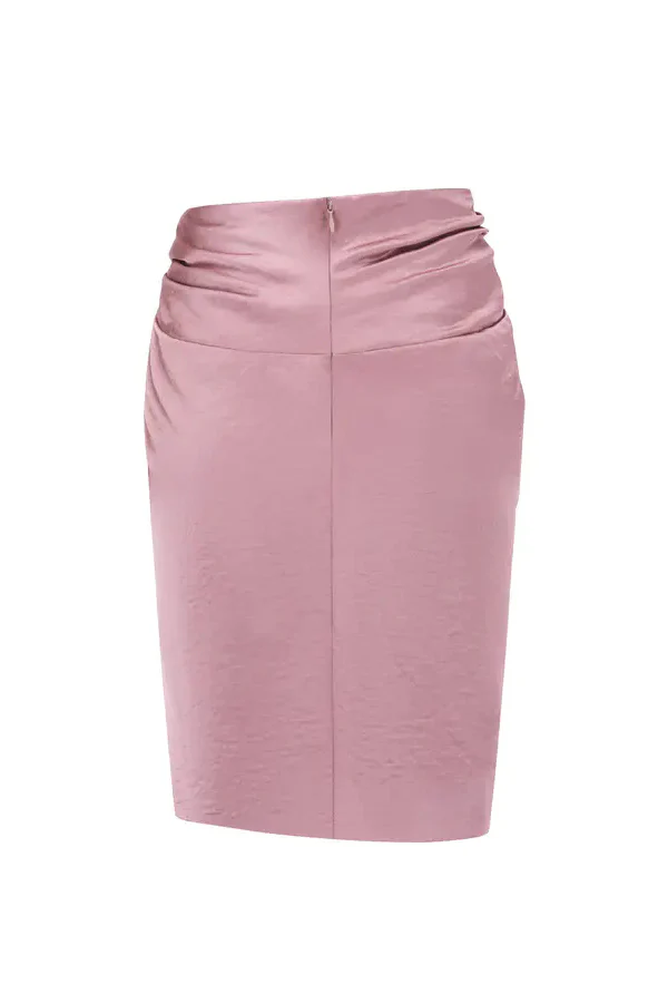 OUDE WAAG knot skirt OW-24SS-SK10 purple pink - Image 2