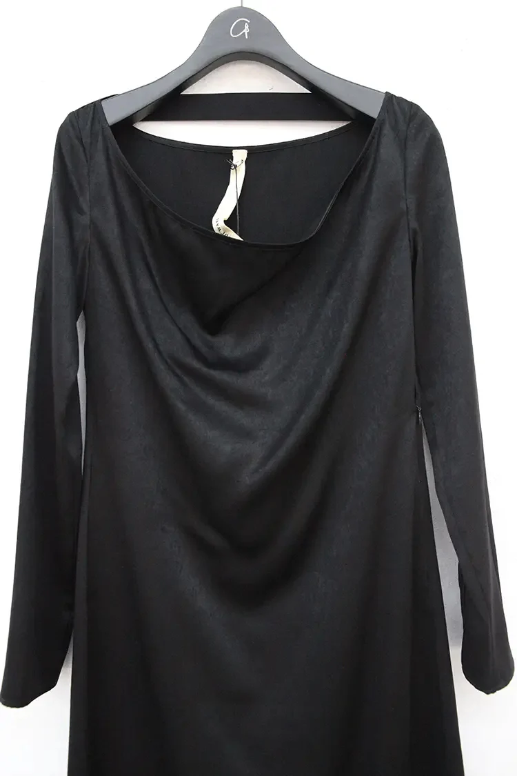 OUDE WAAG Long Sleeve Draped Cupro Dress OW19AWDS03 POW4 - Image 10