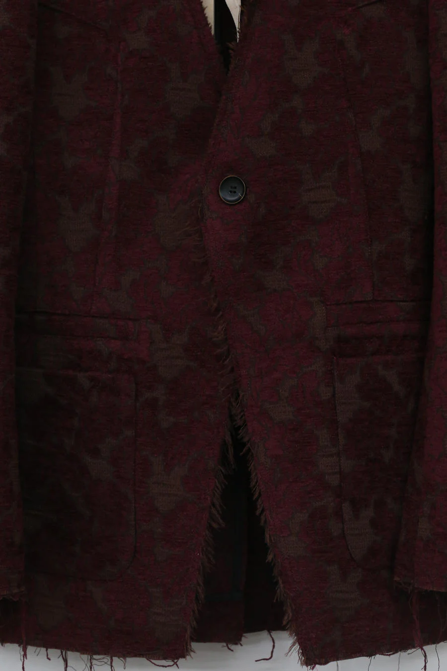 OUDE WAAG Loose Jacquard Suit OW-21AW-JK01RE200 Red POW8 - Image 11