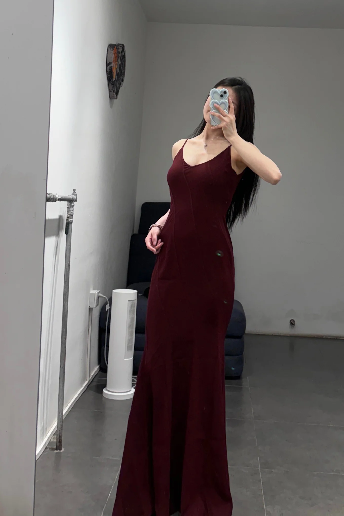 OUDE WAAG Mermaid Slip Dress OW-OW-23AW-DS08T1RE280-JIUHONG - Image 9