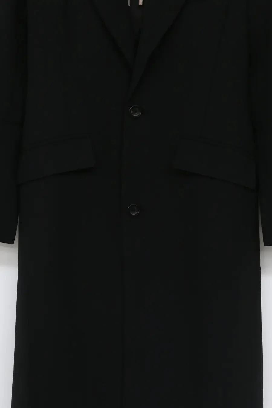 OUDE WAAG Mesh Back Tailored Coat OW-21AW-CT03 Black - Image 8