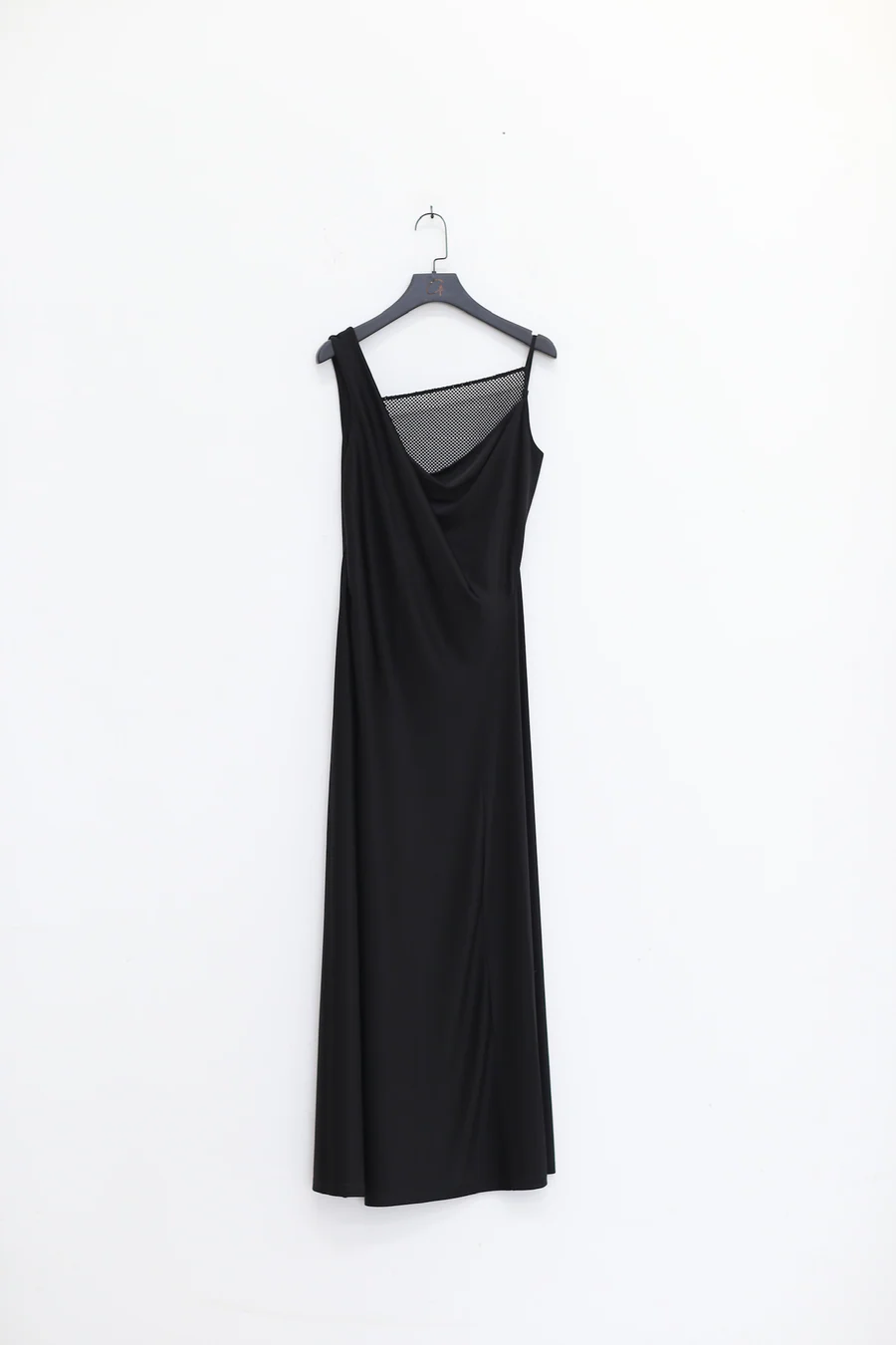 OUDE WAAG Mesh Panel Slim Dress OW-22SS-DS13 Black - Image 9