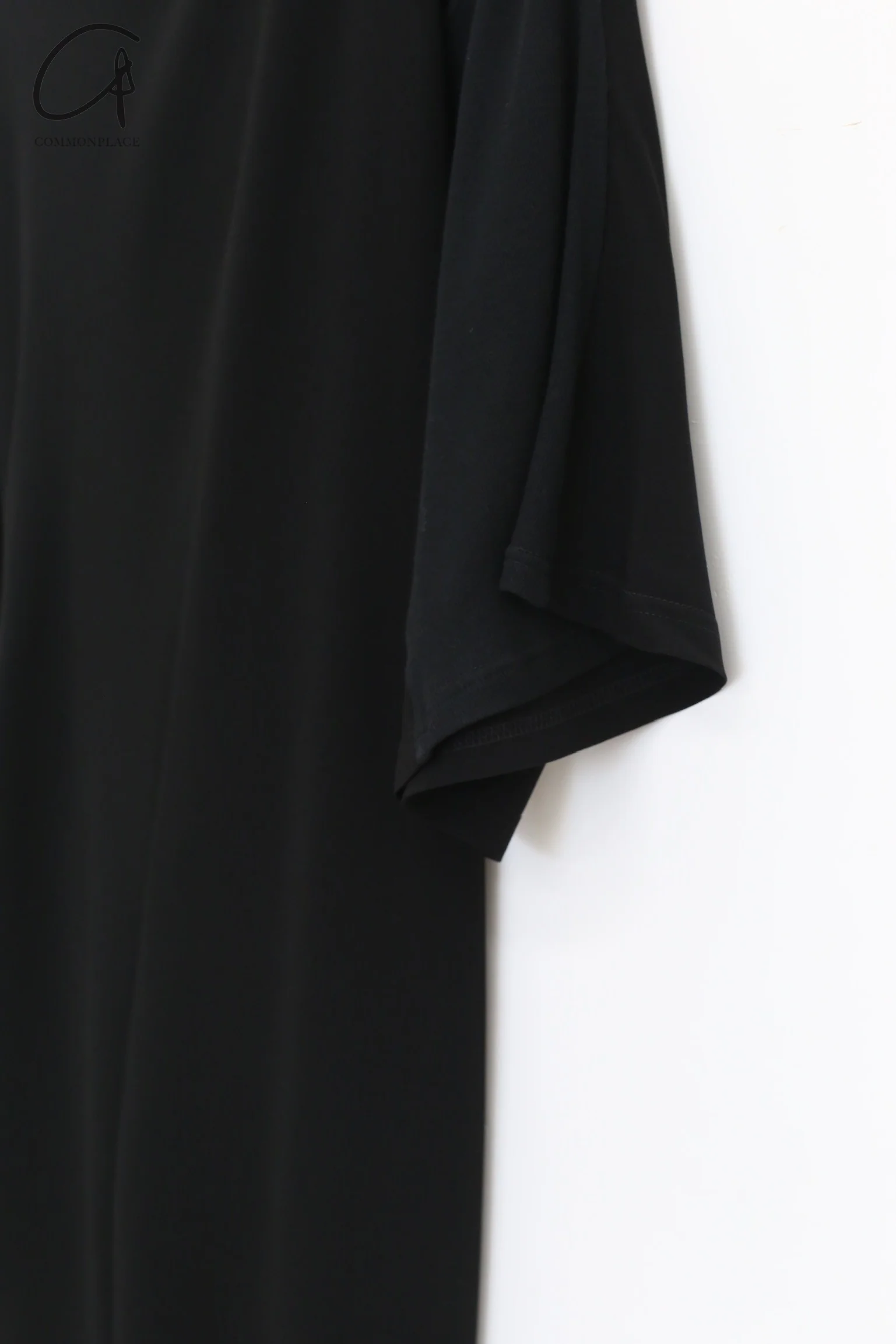 OUDE WAAG One Sleeve Draped Dress OW-22SS-DS01 Black - Image 14