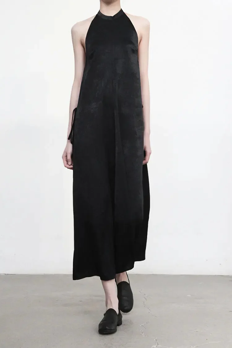 OUDE WAAG OW-20SS-DS07BL99 Sling Drawstring Dress - Image 2