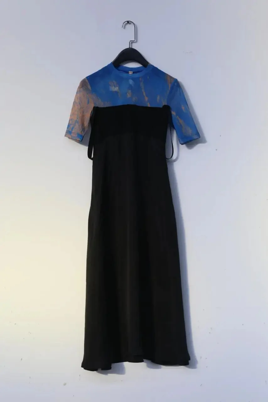 OUDE WAAG OW-20SS-DS08BU44 yarn stitching dress - Image 3