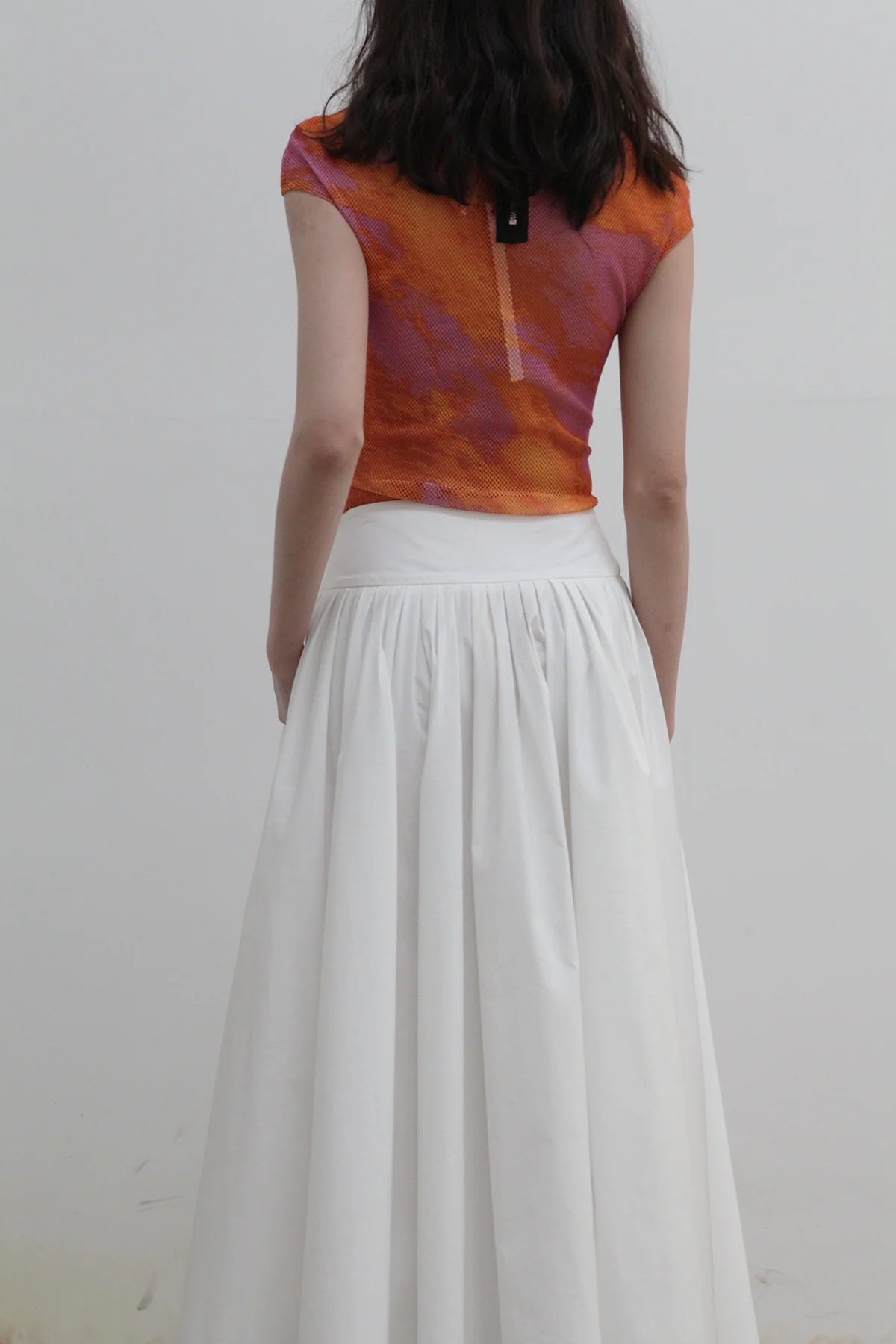OUDE WAAG OW-20SS-SK08WI100 stitching pleated skirt - Image 14