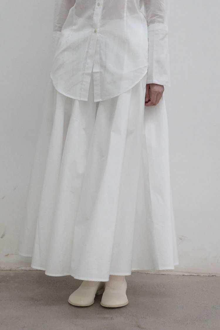 OUDE WAAG OW-20SS-SK08WI100 stitching pleated skirt - Image 32