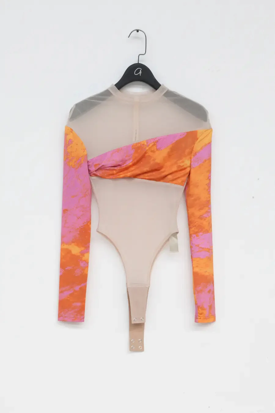 OUDE WAAG OW-20SS-UW04OR33 Long Sleeve Standing Tailored Bodysuit - Image 4