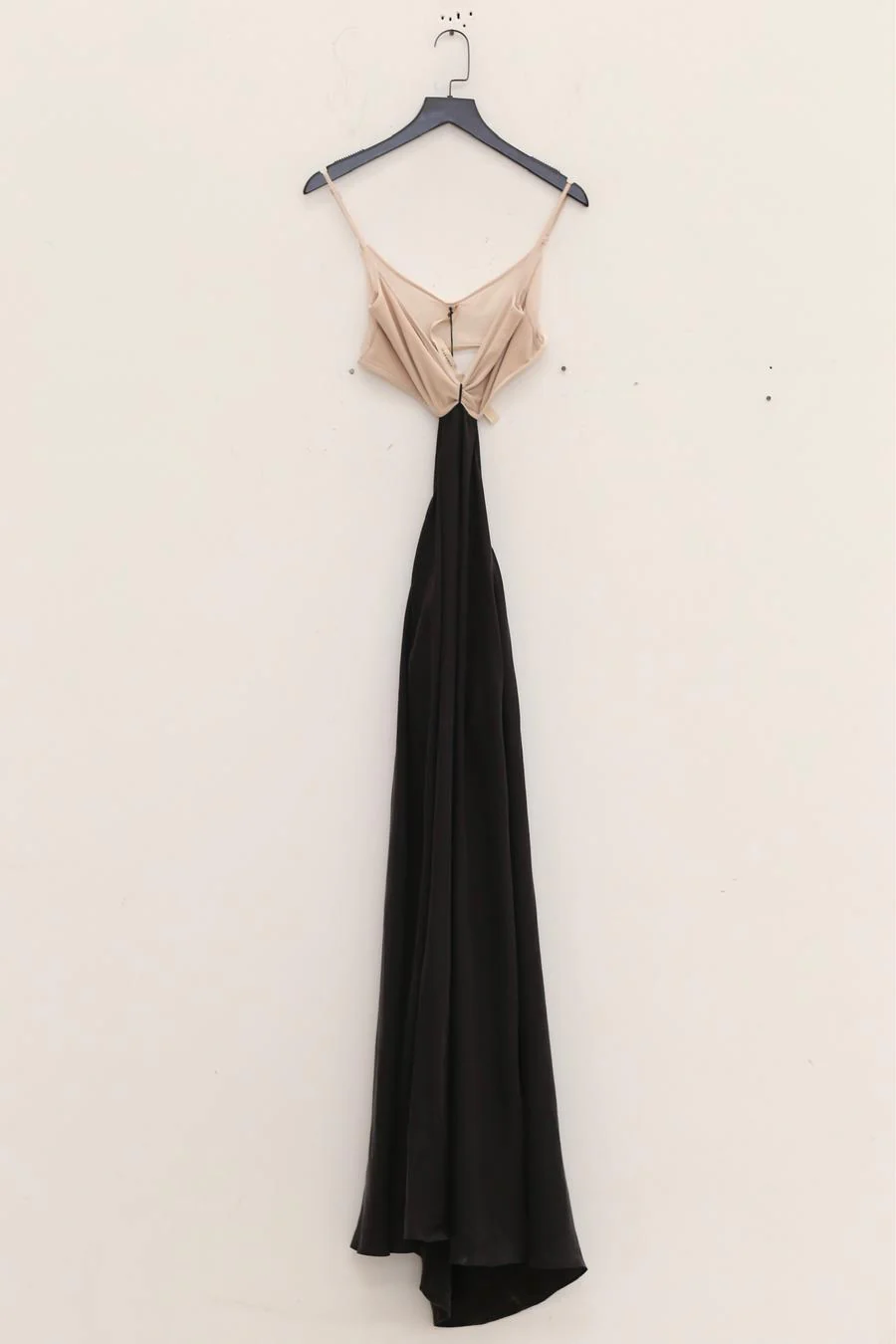 OUDE WAAG Panel Cutout Slip Dress OW-23SS-DS04 Nude Black - Image 6