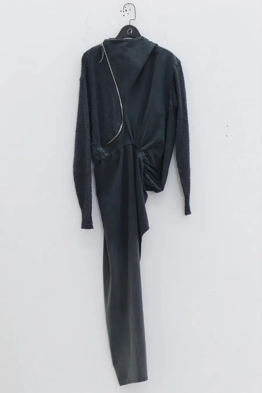 OUDE WAAG Patchwork Hoodie Dress OW-23AW-DS11C1BU680 (OW-23AW-DS11 ) - Image 4