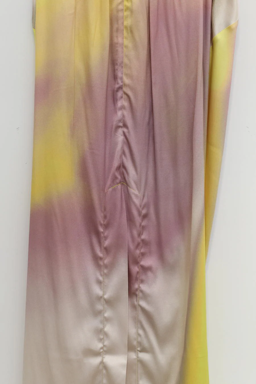 OUDE WAAG Printed Knotted Drape Skirt OW-22SS-SK04 Yellow Grey - Image 8