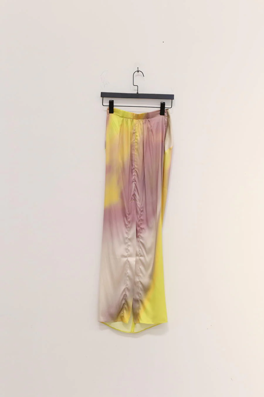 OUDE WAAG Printed Knotted Drape Skirt OW-22SS-SK04 Yellow Grey - Image 9