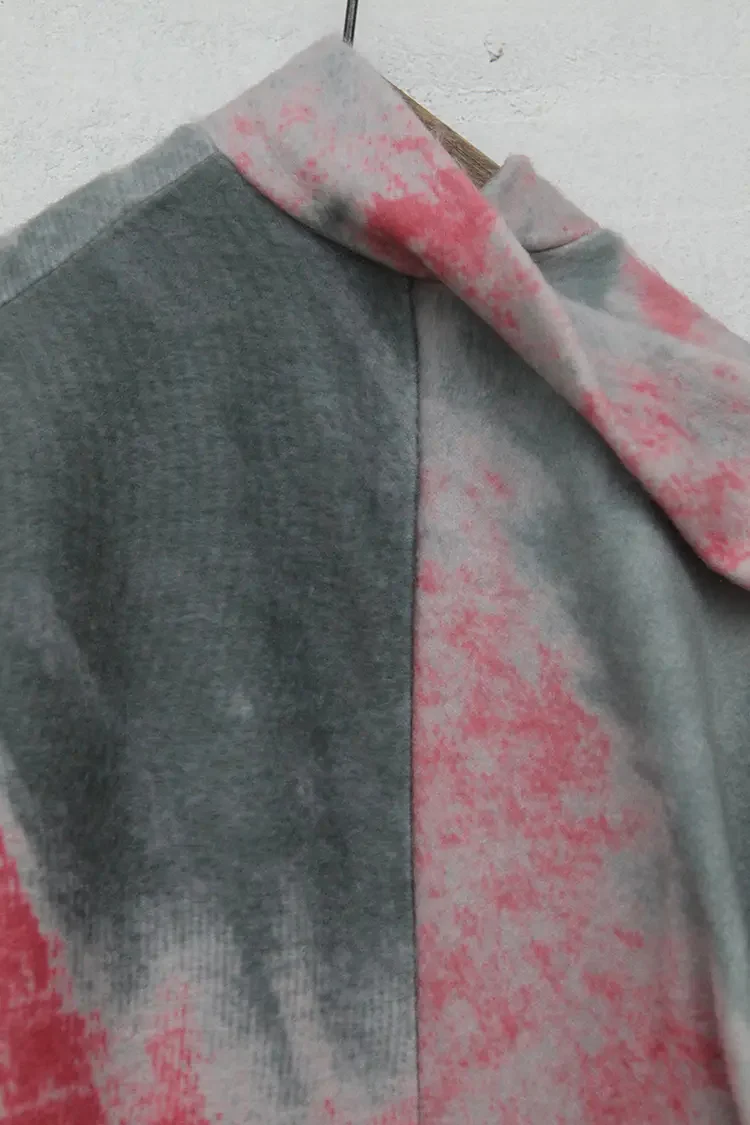 OUDE WAAG Printed Standing Cut Wool Knit Dress OW19AWDS10B - Image 16