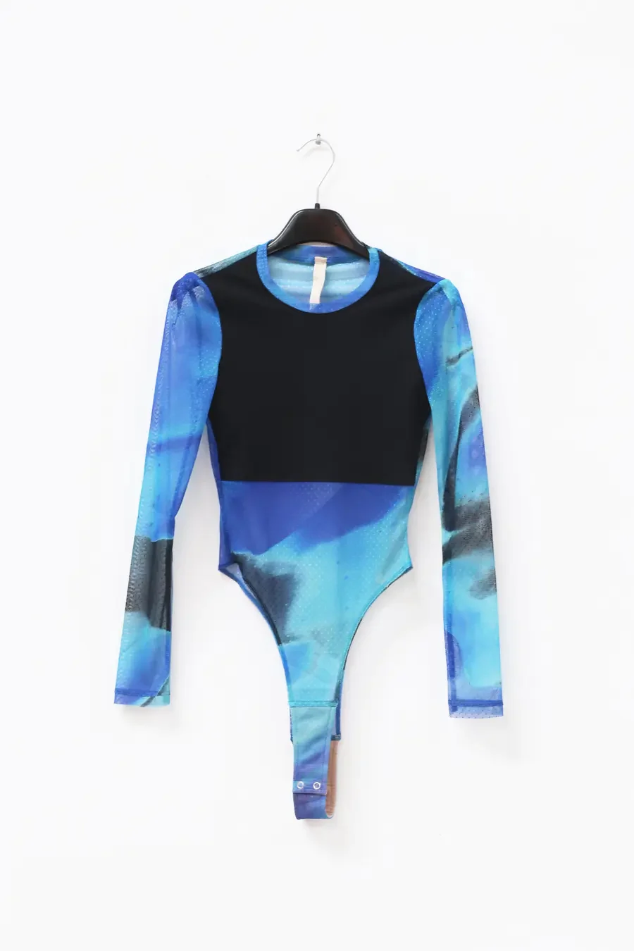 OUDE WAAG ribbed stitching bodysuit OW-20AW-UW01BU44 - Image 4