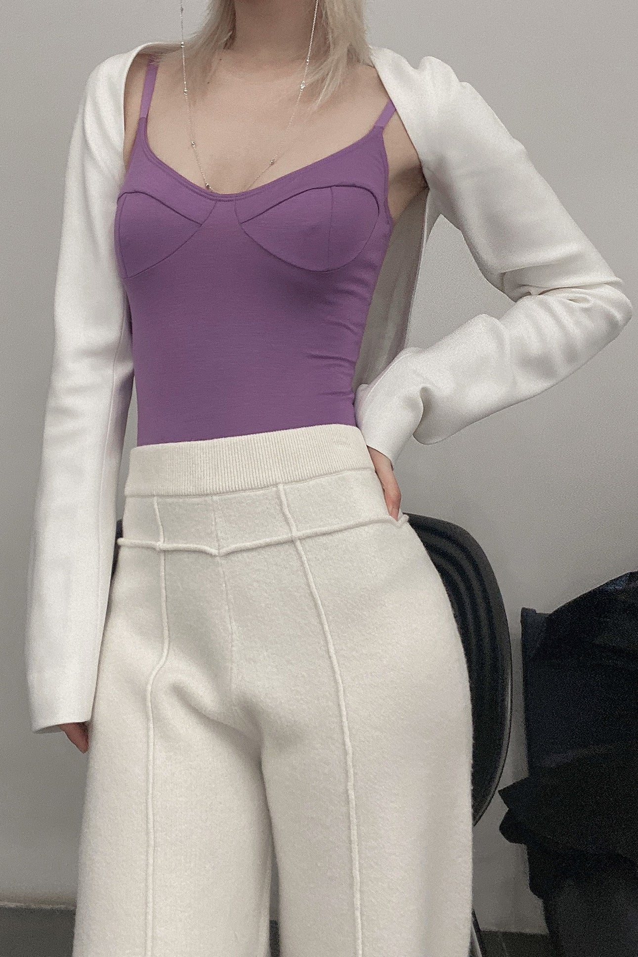 OUDE WAAG round shoulder sleeve suit OW-21ss-JK04WL100 POWJK04 - Image 2
