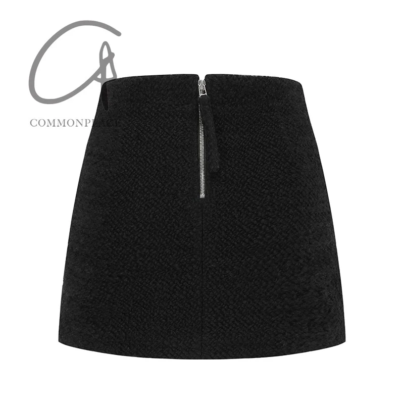OUDE WAAG Shearling Mini Dress OW-23AW-SK09W1BL900 - Image 6