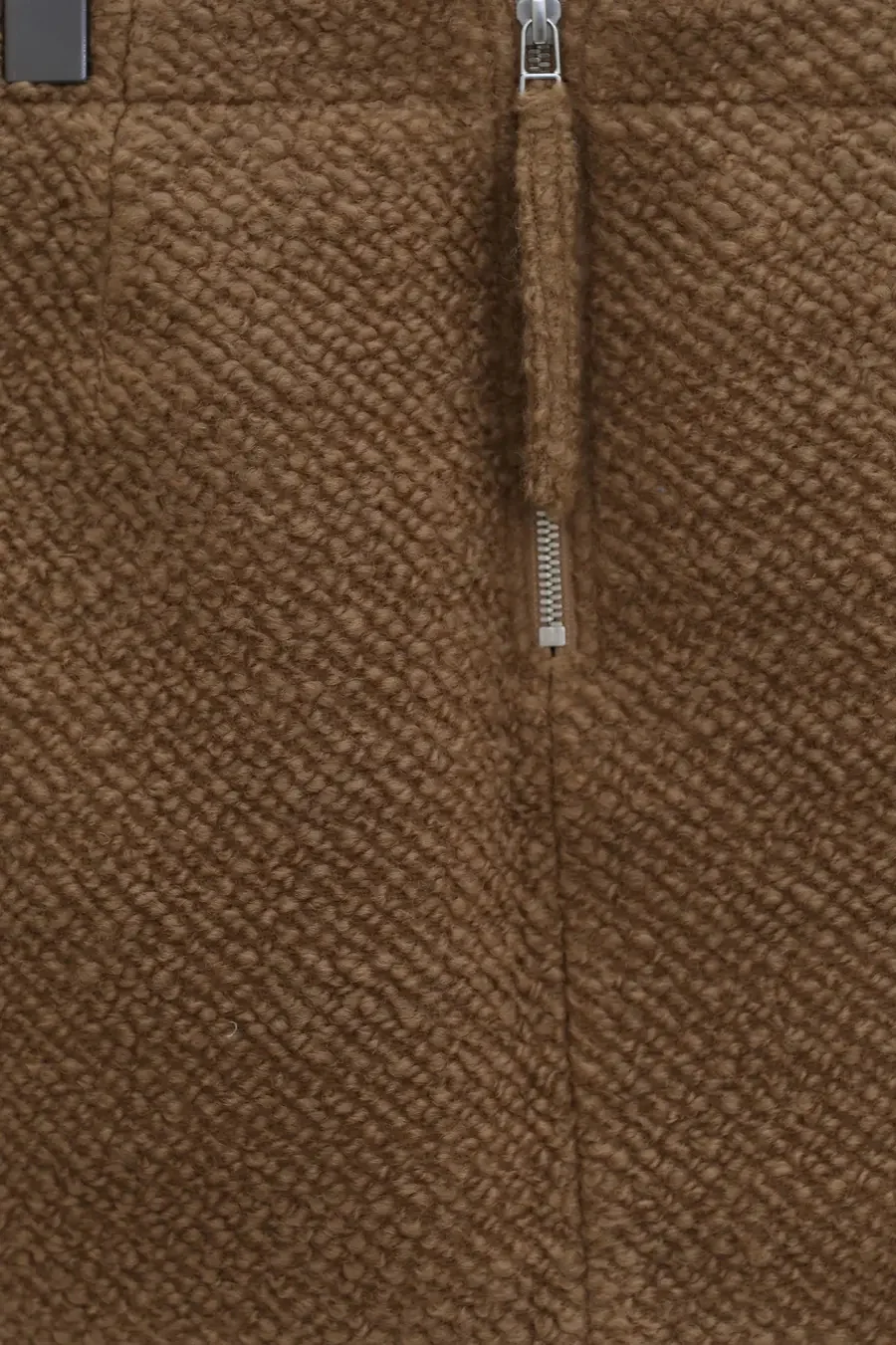 OUDE WAAG Shearling Mini Dress OW-23AW-SK09W1YE420 Khaki - Image 5