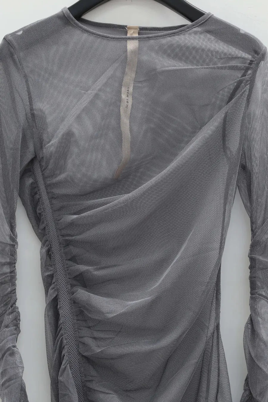 OUDE WAAG Shirring perspective top OW-21AW-TP02GY840 light gray OW-21AW-TP02 - Image 15
