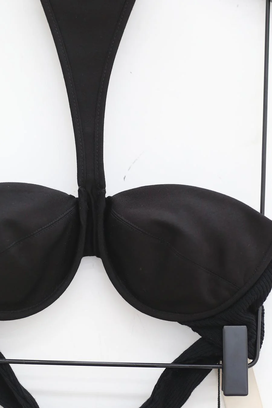 OUDE WAAG Silk Panel Corset OW-22AW-AS12 Black - Image 5