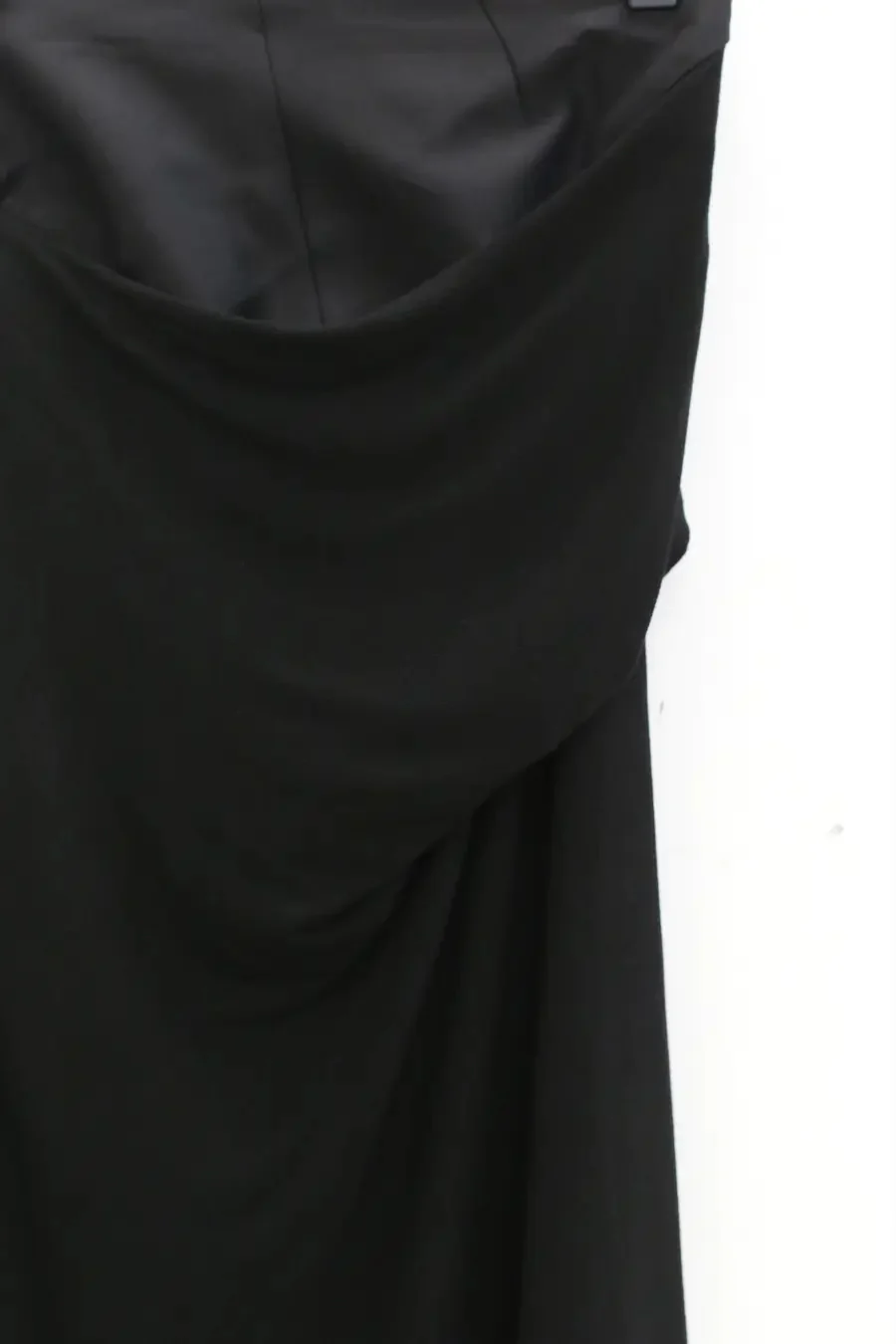 OUDE WAAG Silk Wool Drape Skirt OW-23AW-SK01W2BL900 - Image 5
