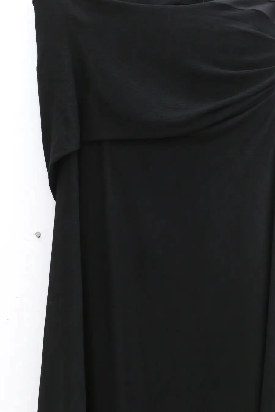 OUDE WAAG Silk Wool Drape Skirt OW-23AW-SK01W2BL900 - Image 6