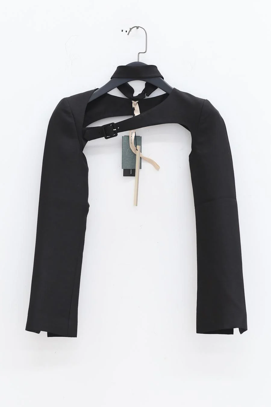 OUDE WAAG Silky Tie Suit Sleeve OW-22AW-AS01 Black - Image 10