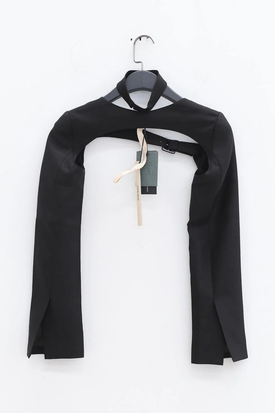 OUDE WAAG Silky Tie Suit Sleeve OW-22AW-AS01 Black - Image 13