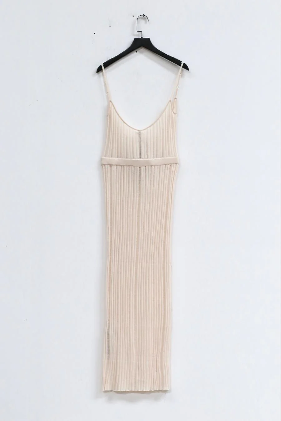 OUDE WAAG Sling Striped Knit Dress OW-22AW-KT08 Off-White - Image 10