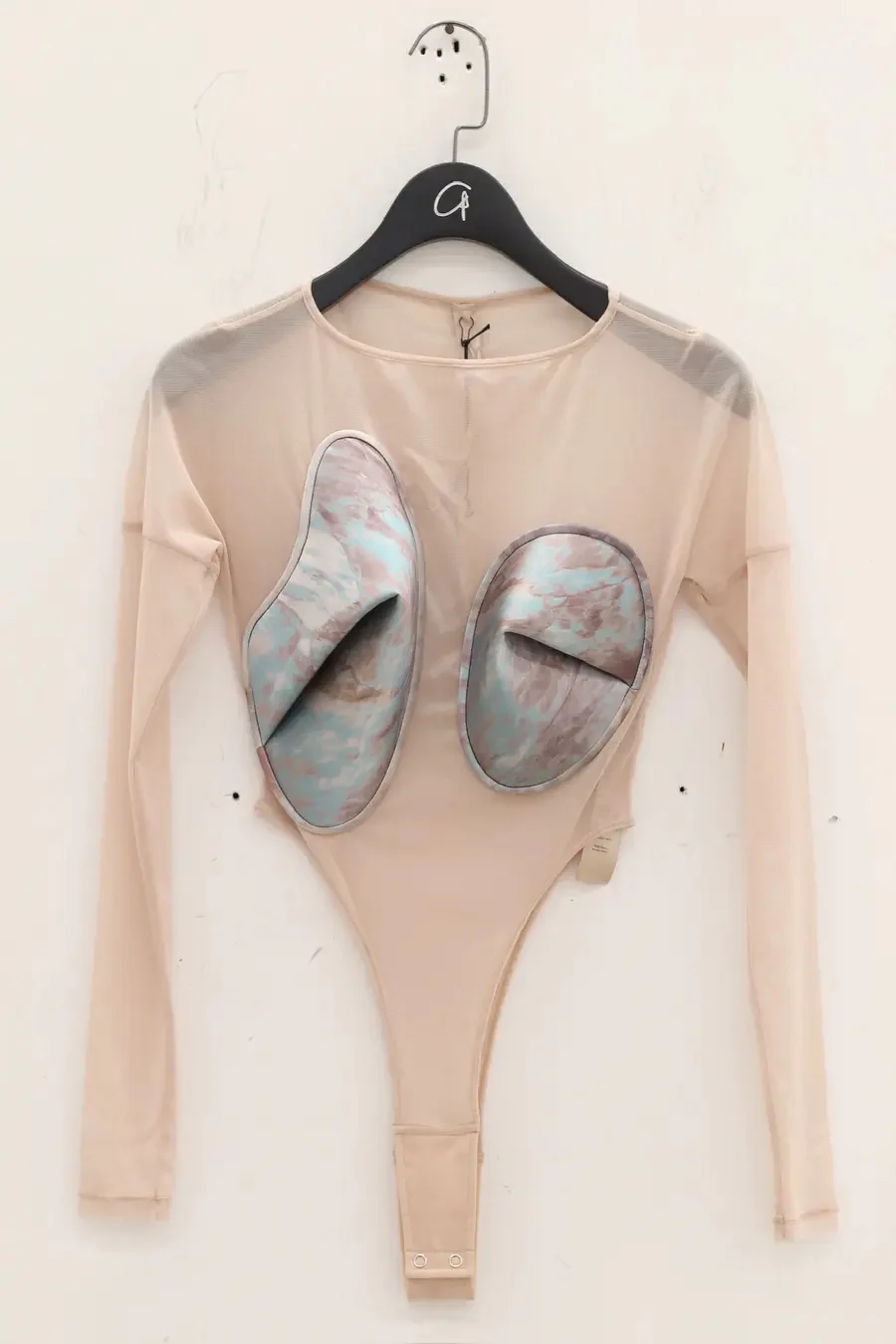 OUDE WAAG Softshell Bodysuit OW-23AW-BD03P2BU062 Blue Pink Print - Image 5