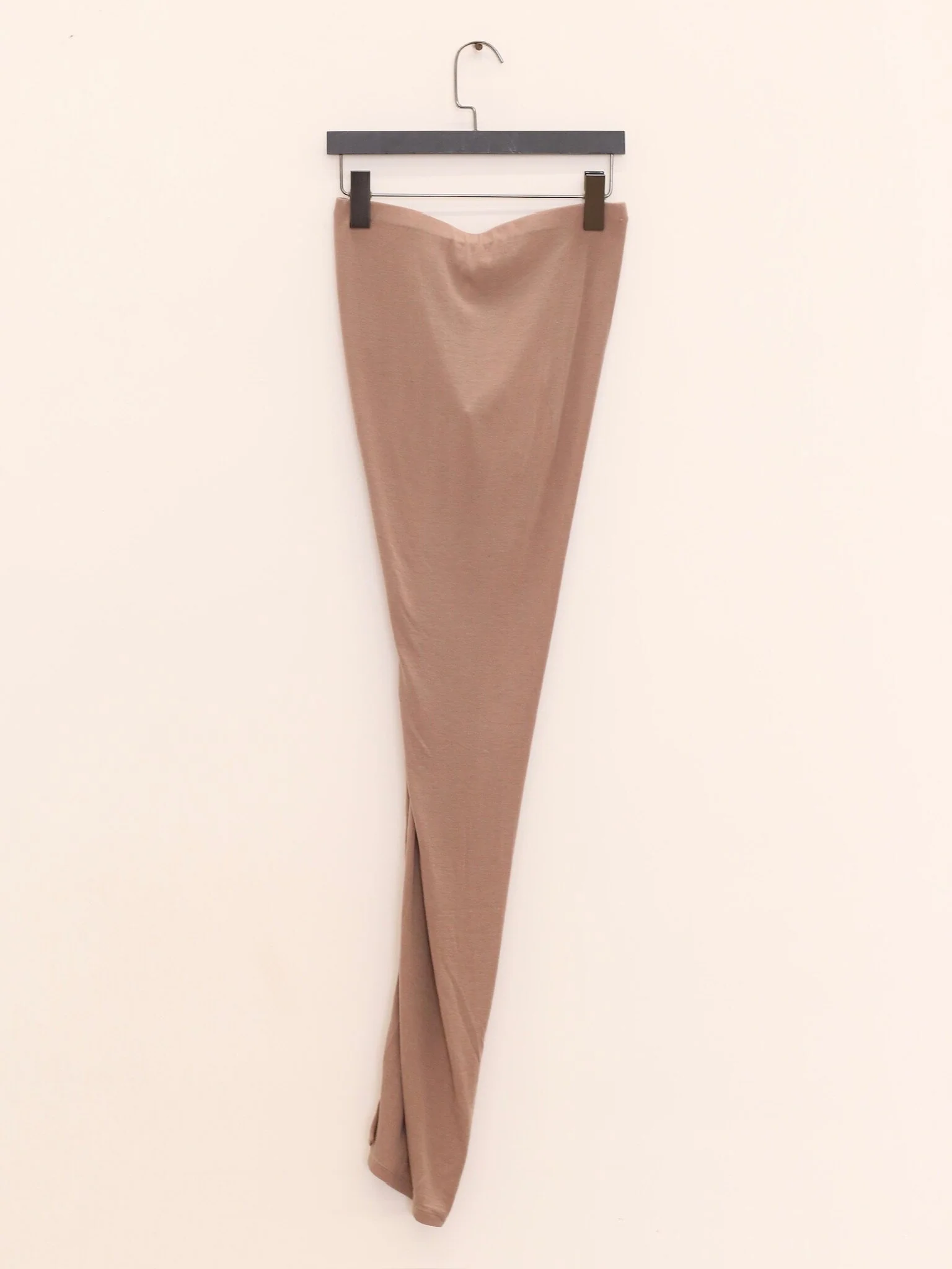 OUDE WAAG Spring/Summer 2026 Asymmetrical Knot Midi Skirt OW-OW-26SS-SK23-KQH GY830 MINERAL GREY - Image 3