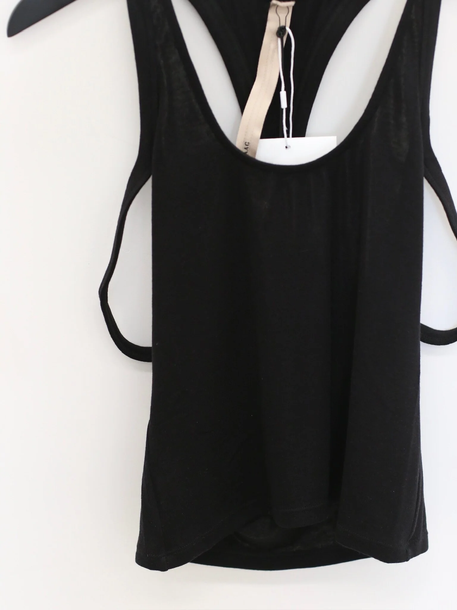 OUDE WAAG Spring/Summer 2026 Deconstructed Vest Top OW-OW-26SS-TP27-HEI BL900 BLACK - Image 3