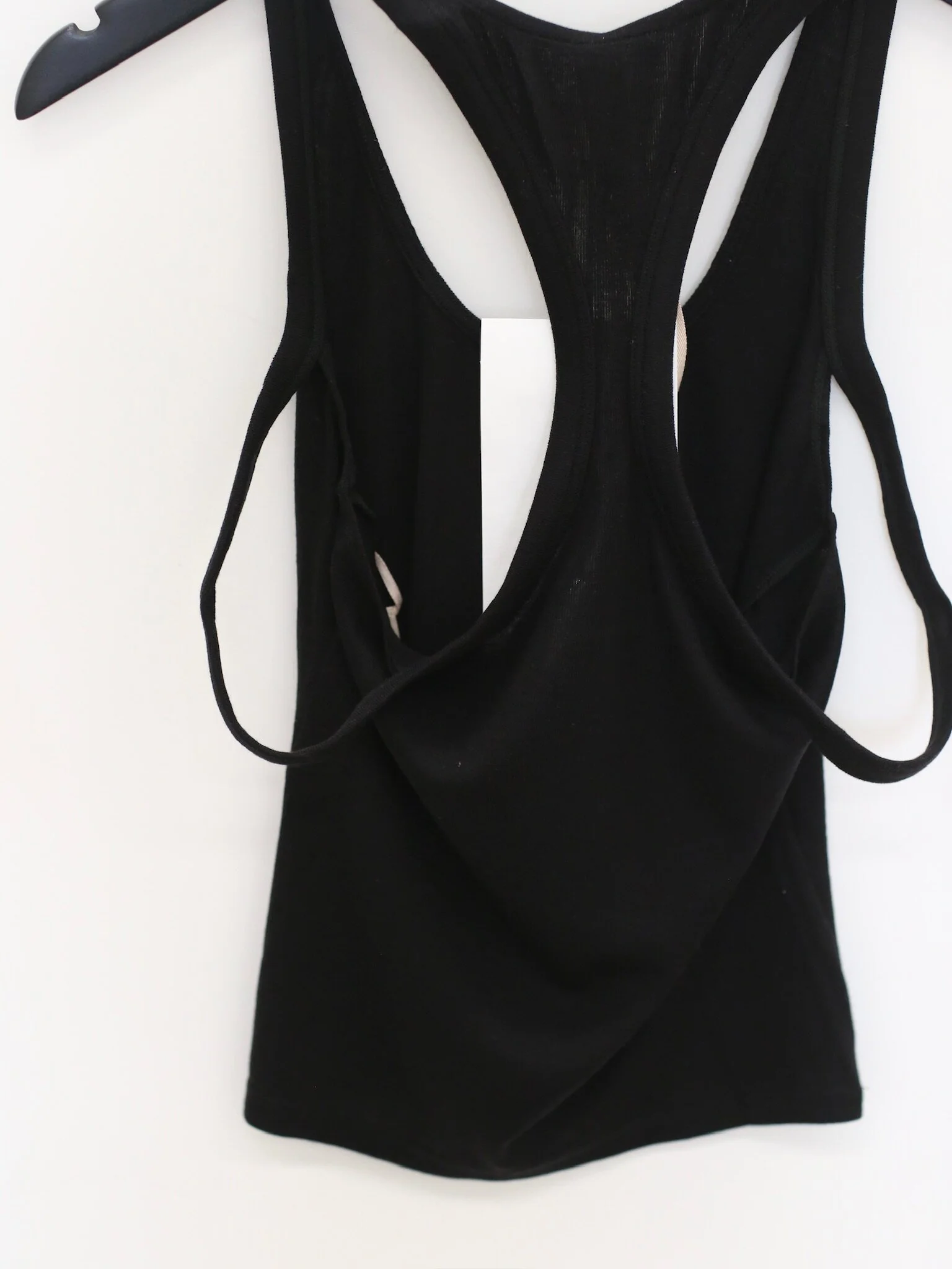 OUDE WAAG Spring/Summer 2026 Deconstructed Vest Top OW-OW-26SS-TP27-HEI BL900 BLACK - Image 4