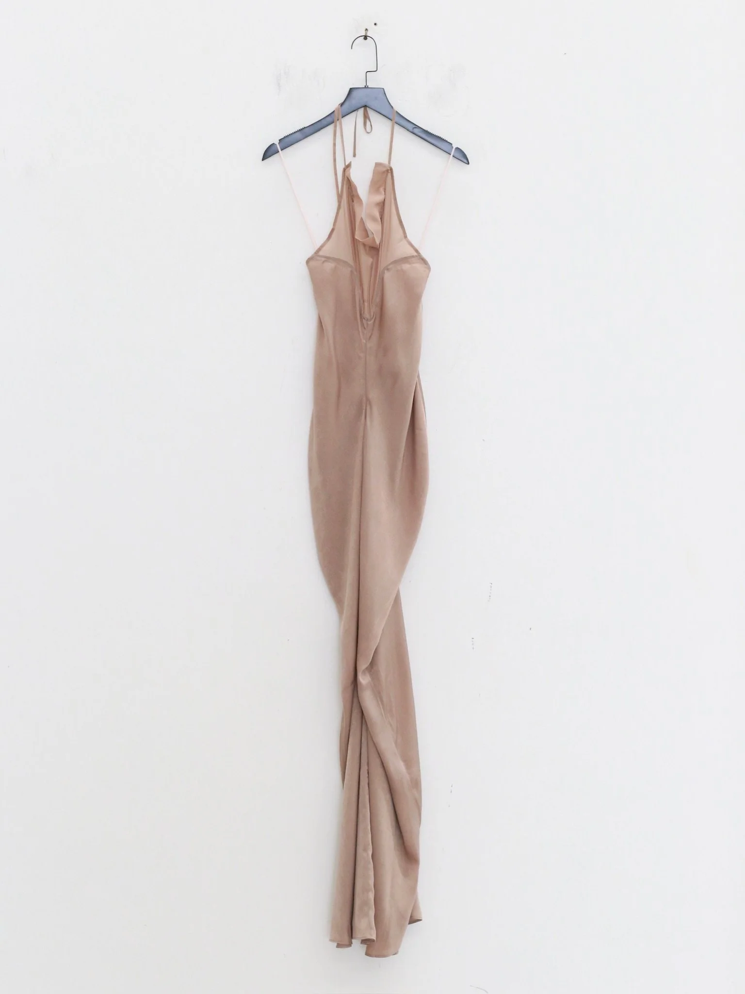 OUDE WAAG Spring/Summer 2026 Silk Patchwork Draped Dress OW-OW-26SS-DS35-PM (PK230 PINK MIST) - Image 9