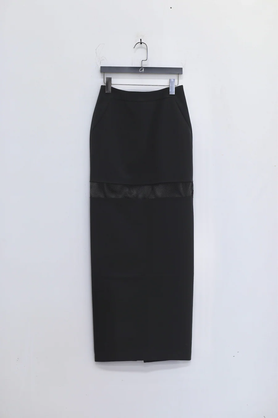 OUDE WAAG Stretch Mesh Panel Skirt OW-22SS-SK08 Black - Image 10