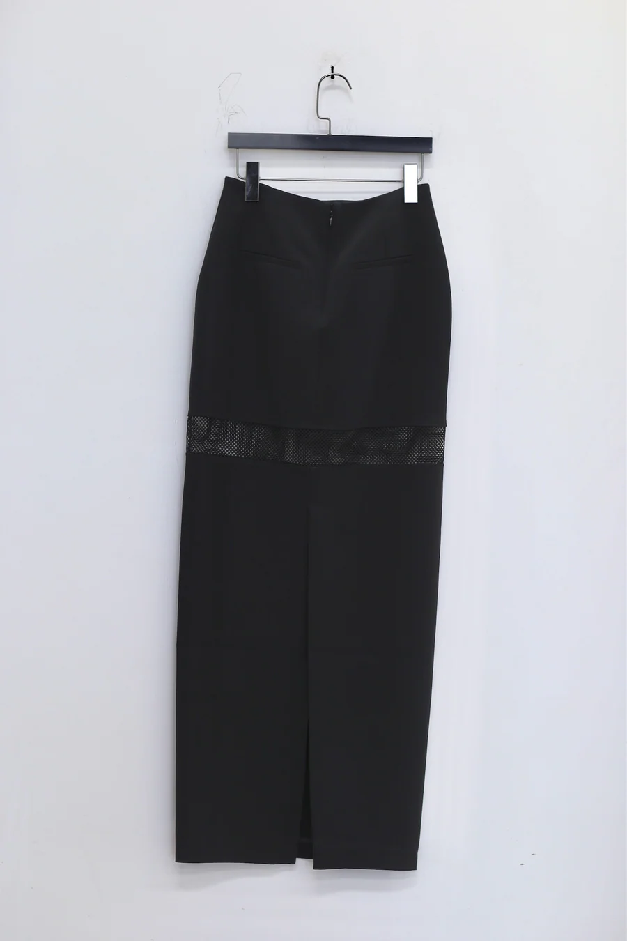 OUDE WAAG Stretch Mesh Panel Skirt OW-22SS-SK08 Black - Image 11